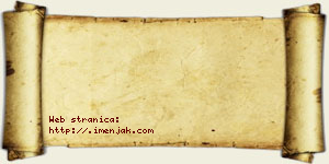 Isidora Galić vizit kartica